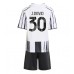 Juventus Jonathan David #30 Hjemmedraktsett Barn 2025-26 Kortermet (+ Korte bukser)